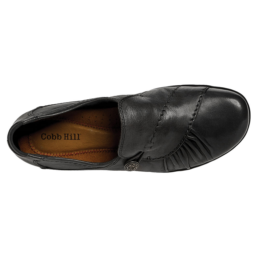 Slip-Ons Rockport Mujer Mexico - Cobb Hill Paulette Negros - DKBXJ6241